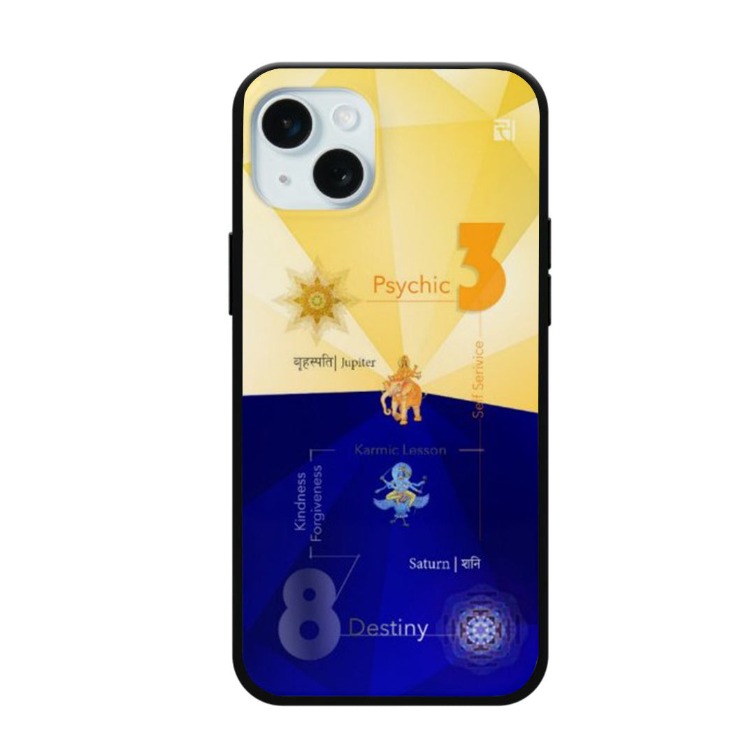 Psychic Number 3 Destiny Number 8 – Mobile Cover