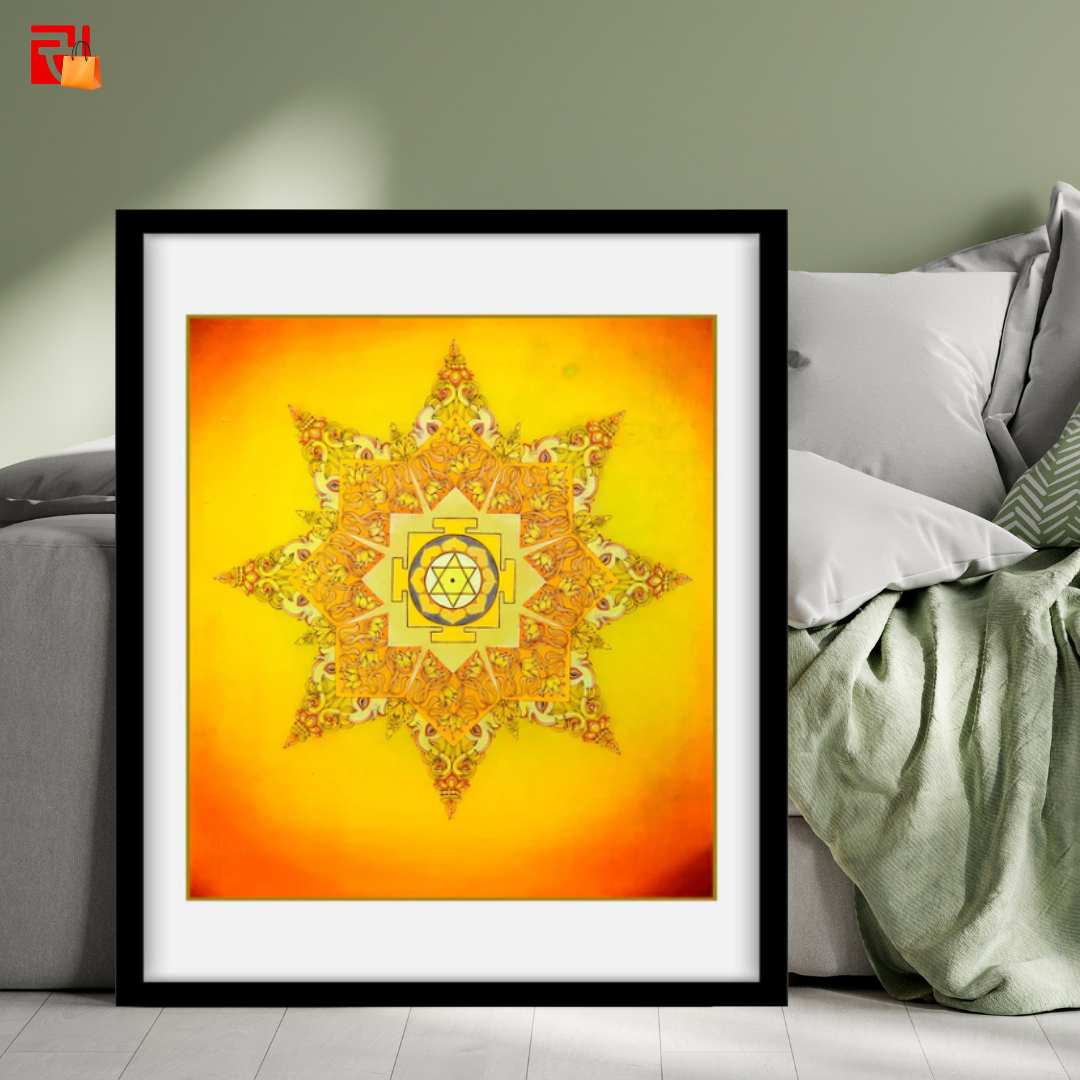 Jupiter Yantra – High Quality Print of Artwork by Pieter Weltevrede - Home Decor
