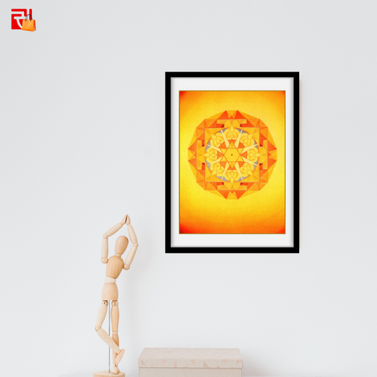 Jupiter Yantra – High Quality Print of Artwork by Pieter Weltevrede - Home Decor