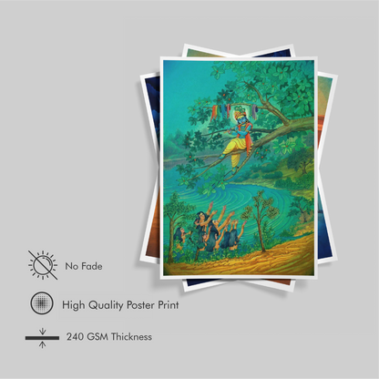 Tridevi Yantras Set – Maa Lakshmi, Maa Saraswati & Maa Durga High-Quality Art Prints by Pieter Weltevrede