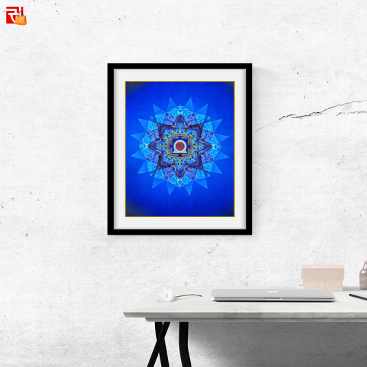 Kali Yantra - High Quality Print of Artwork by Pieter Weltevrede - Home Decor