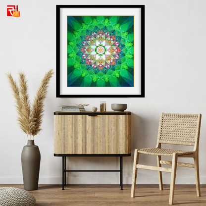 Kamala Yantra - High Quality Print of Artwork by Pieter Weltevrede - Home Decor