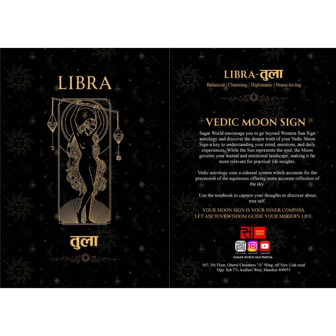 Tula Moon Sign Personal Diary – Balance Harmony, Beauty & Meaningful Connection