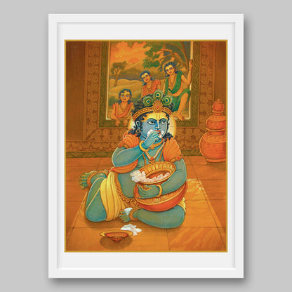 Makhanchor Krishna – High Quality Print of Artwork by Pieter Weltevrede