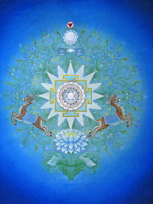 Moon Yantra - High Quality Print of Artwork by Pieter Weltevrede
