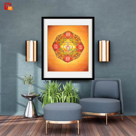 Muladhara Chakra – High Quality Print of Artwork by Pieter Weltevrede - Home Decor