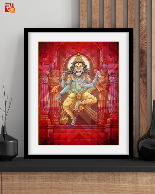 Narsimha – High Quality Print of Artwork by Pieter Weltevrede