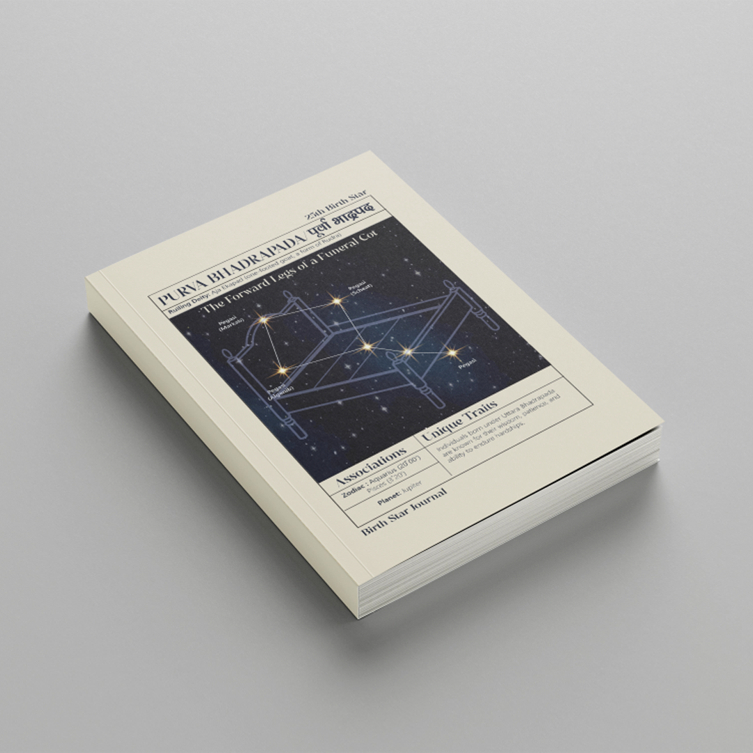 Purva Bhadrapada Nakshatra Journal – 365 Days of Cosmic Self-Reflection