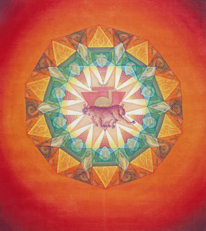 Manipura Chakra – High Quality Print of Artwork by Pieter Weltevrede