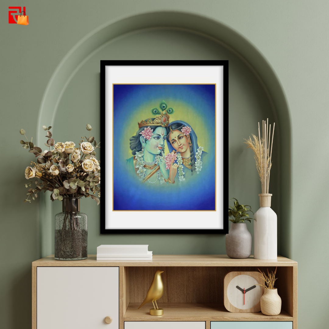 Radha Krishna - High Quality Print of Artwork by Pieter Weltevrede