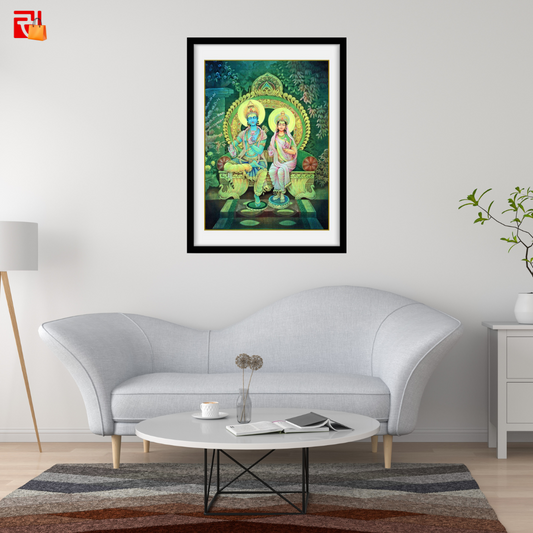 Ram and Sita - High Quality Print of Artwork by Pieter Weltevrede
