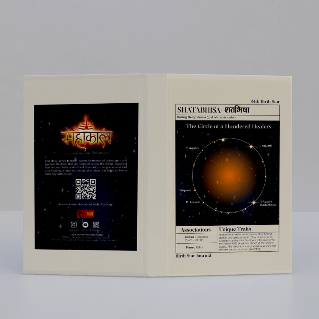 Shatabisha Nakshatra Journal – 365 Days of Cosmic Self-Reflection