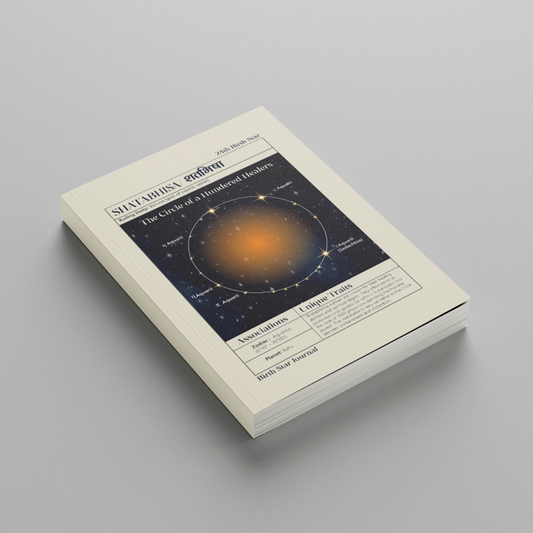 Shatabisha Nakshatra Journal – 365 Days of Cosmic Self-Reflection