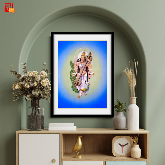 Saraswati – High Quality Print of Artwork by Pieter Weltevrede