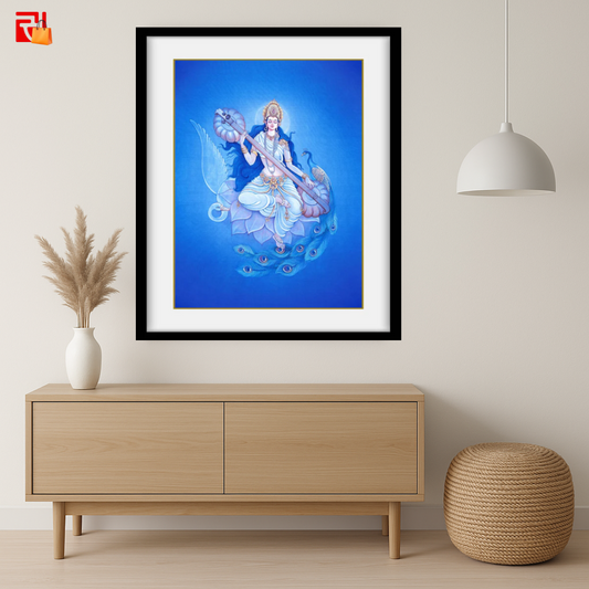 Saraswati – High Quality Print of Artwork by Pieter Weltevrede