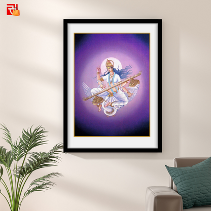 Saraswati – High Quality Print of Artwork by Pieter Weltevrede