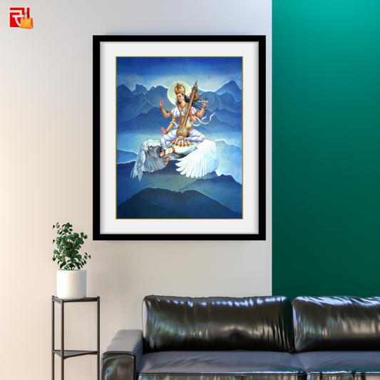 Saraswati – High Quality Print of Artwork by Pieter Weltevrede