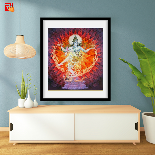 Shiva Nataraja – High Quality Print of Artwork by Pieter Weltevrede