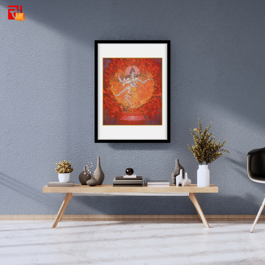 Shiva Nataraja – High Quality Print of Artwork by Pieter Weltevrede
