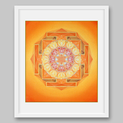 Sun Yantra – High Quality Print of Artwork by Pieter Weltevrede