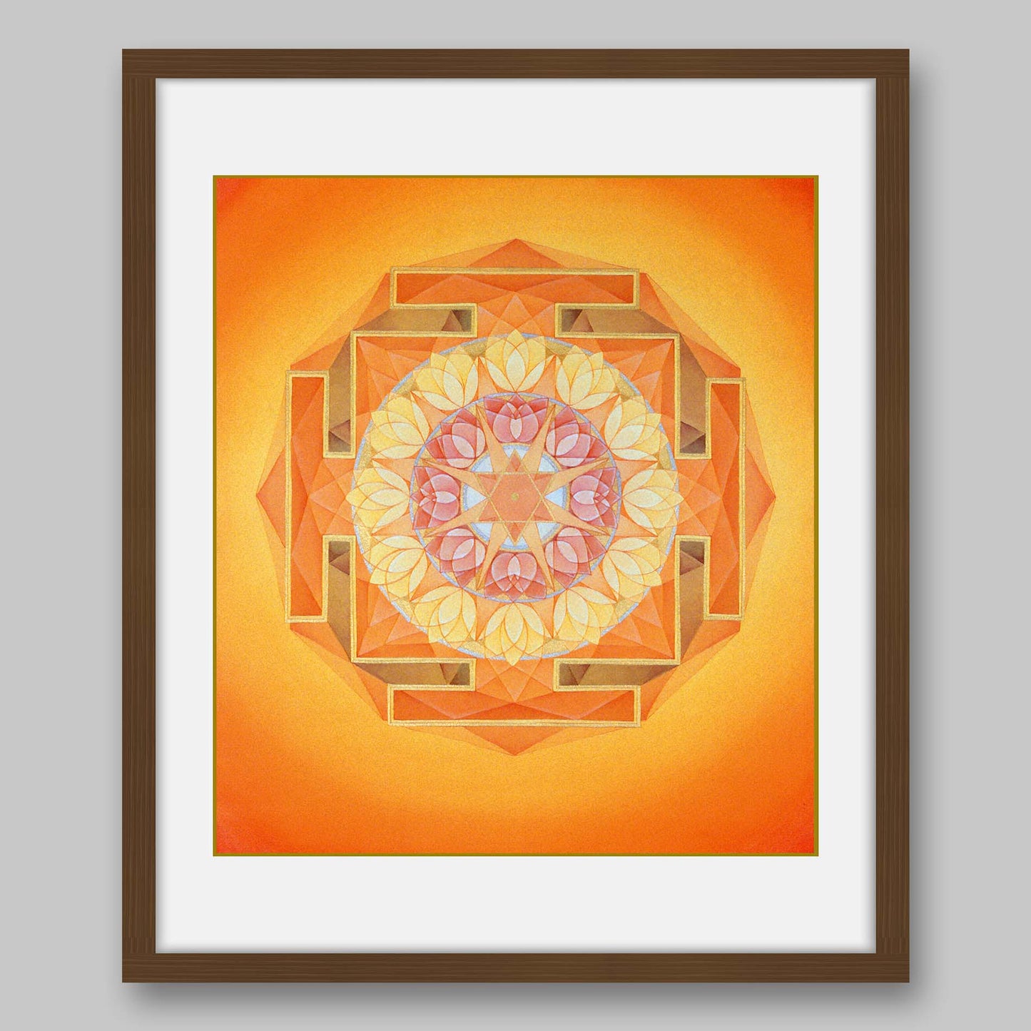 Sun Yantra – High Quality Print of Artwork by Pieter Weltevrede