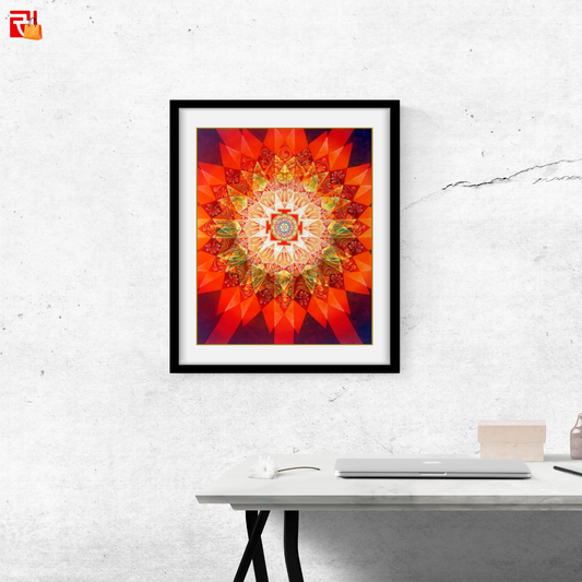 Sun Yantra – High Quality Print of Artwork by Pieter Weltevrede