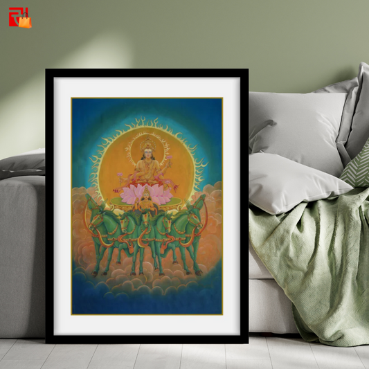 Surya - High Quality Print of Artwork by Pieter Weltevrede - Home Decor