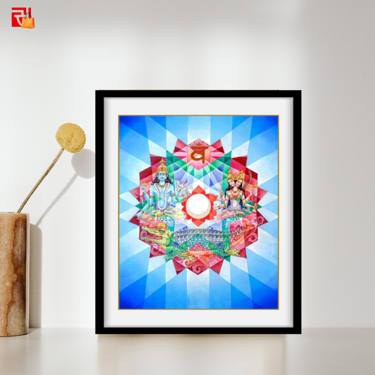 Swadisthana Chakra – High Quality Print of Artwork by Pieter Weltevrede - Home Decor