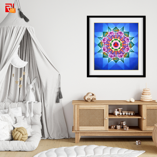 Tara Yantra - High Quality Print of Artwork by Pieter Weltevrede - Home Decor