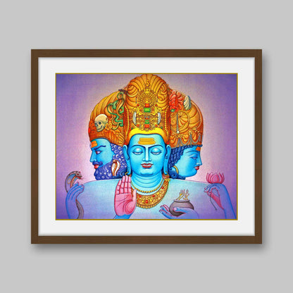 Trimurti - High Quality Print of Artwork by Pieter Weltevrede