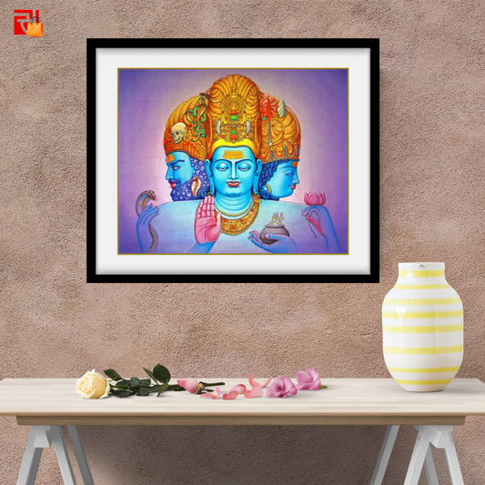 Trimurti - High Quality Print of Artwork by Pieter Weltevrede