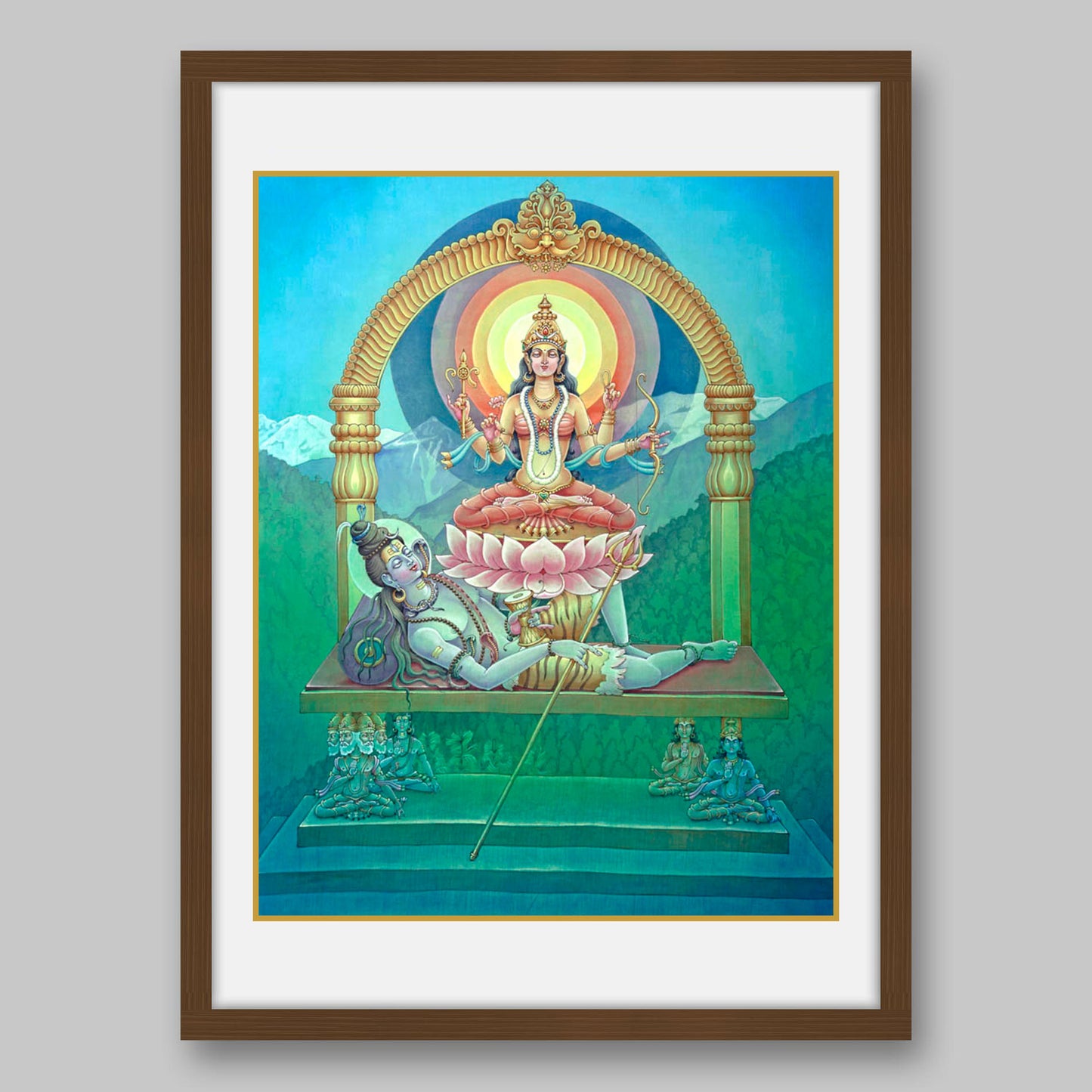 Tripura Sundari - High Quality Print of Artwork by Pieter Weltevrede