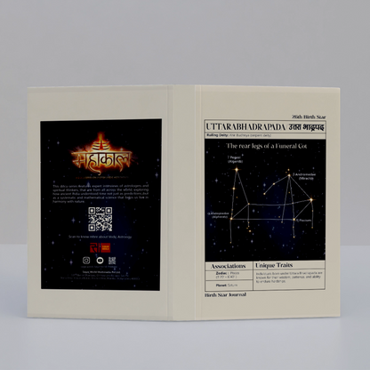 Uttara Bhadrapada Nakshatra Journal – 365 Days of Cosmic Self-Reflection