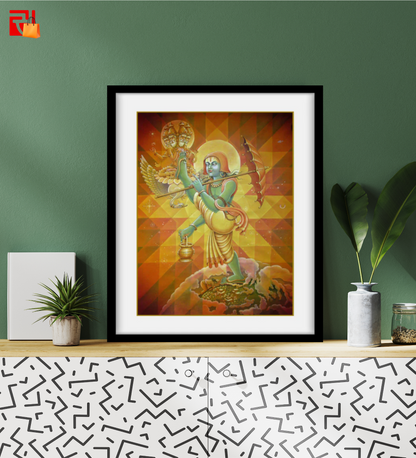 Vaman 2 - High Quality Print of Artwork by Pieter Weltevrede