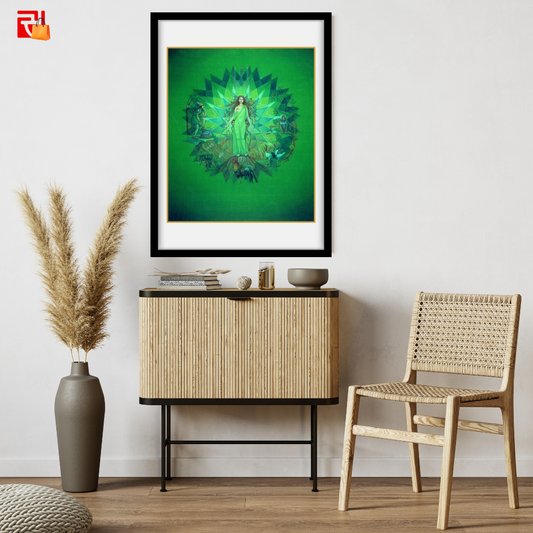 Virgo - High Quality Print of Artwork by Pieter Weltevrede - Home Decor