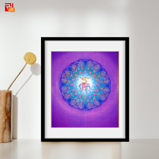 Vishuddha Chakra – High Quality Print of Artwork by Pieter Weltevrede - Home Decor