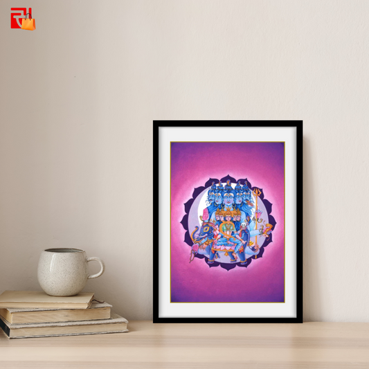 Vishuddha Chakra – High Quality Print of Artwork by Pieter Weltevrede - Home Decor