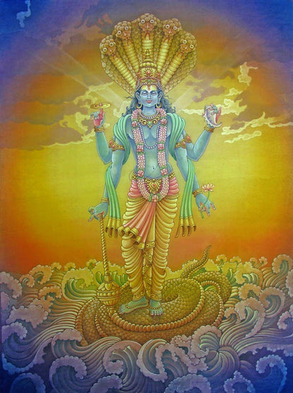 Vishnu - High Quality Print of Artwork by Pieter Weltevrede