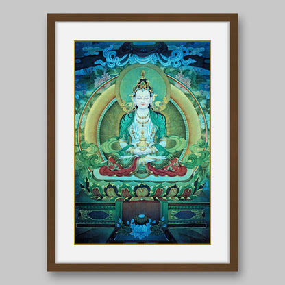 Amitabha Buddha- The Buddha of Infinite Light- High Quality Print of Artwork by Pieter Weltevrede