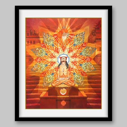 Brahma Granthi Yantra- High Quality Print of Artwork by Pieter Weltevrede