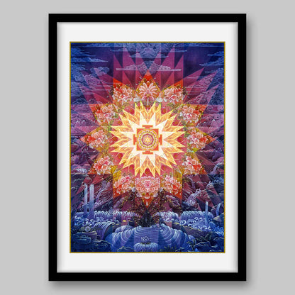 Gayatri Yantra- High Quality Print of Artwork by Pieter Weltevrede