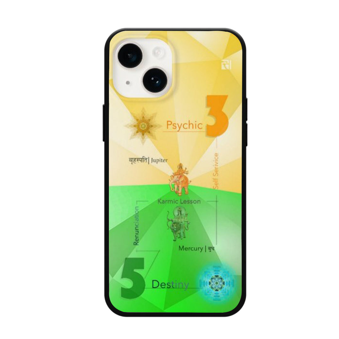 Psychic Number 3 Destiny Number 5 – Mobile Cover