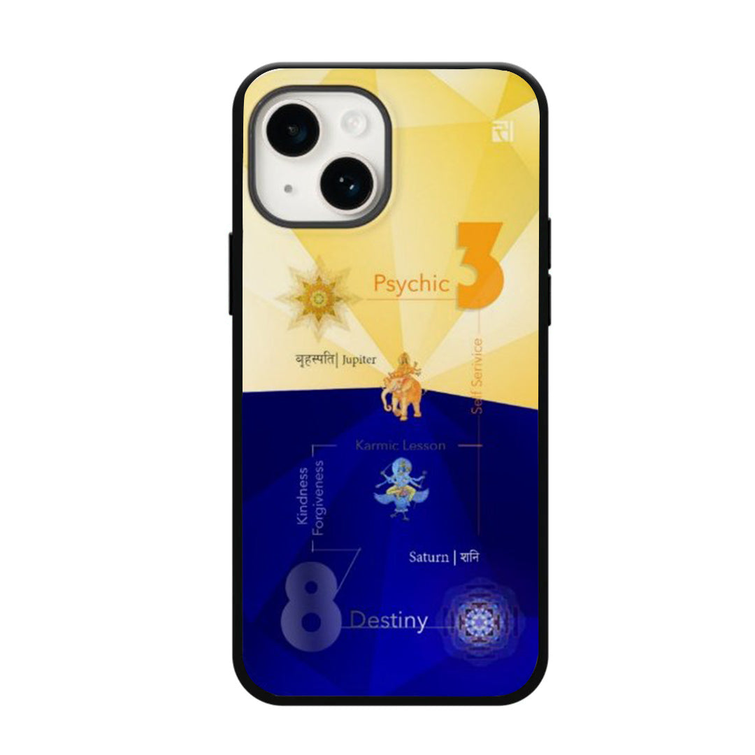 Psychic Number 3 Destiny Number 8 – Mobile Cover