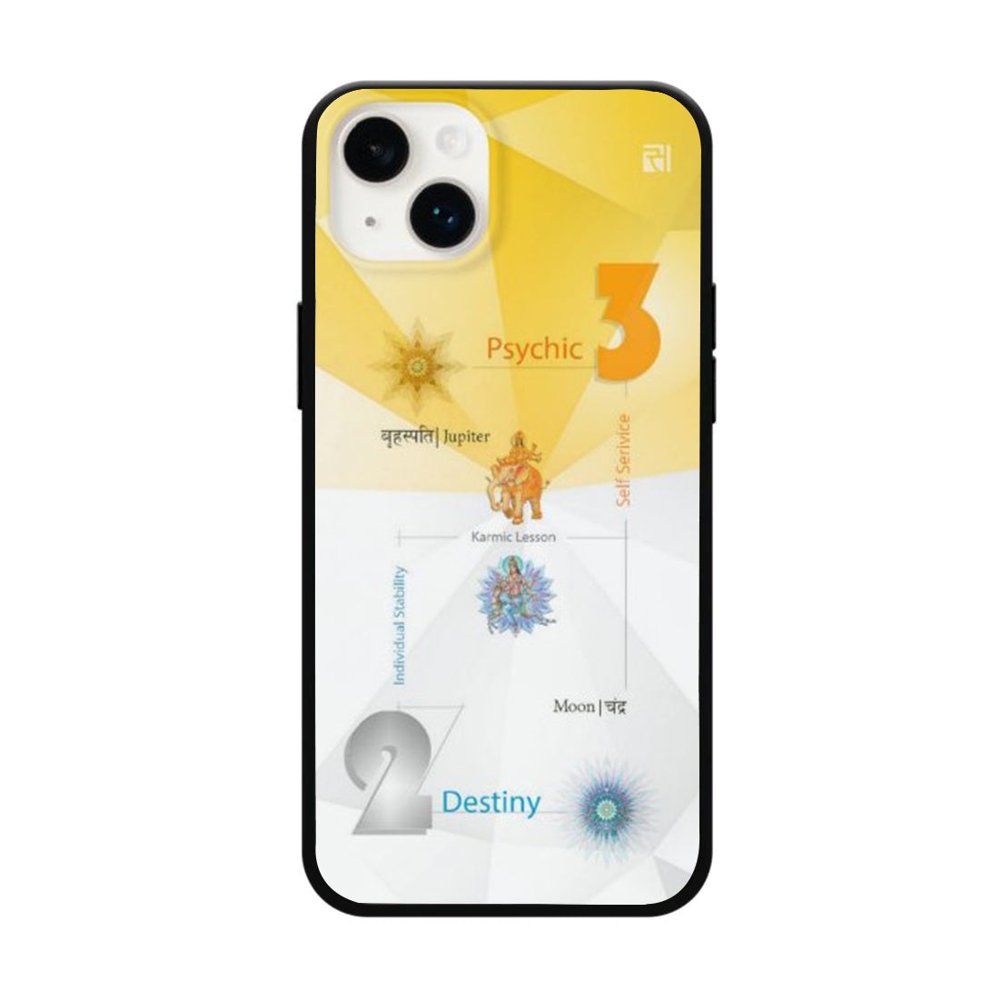 Psychic Number 3 Destiny Number 2 – Mobile Cover