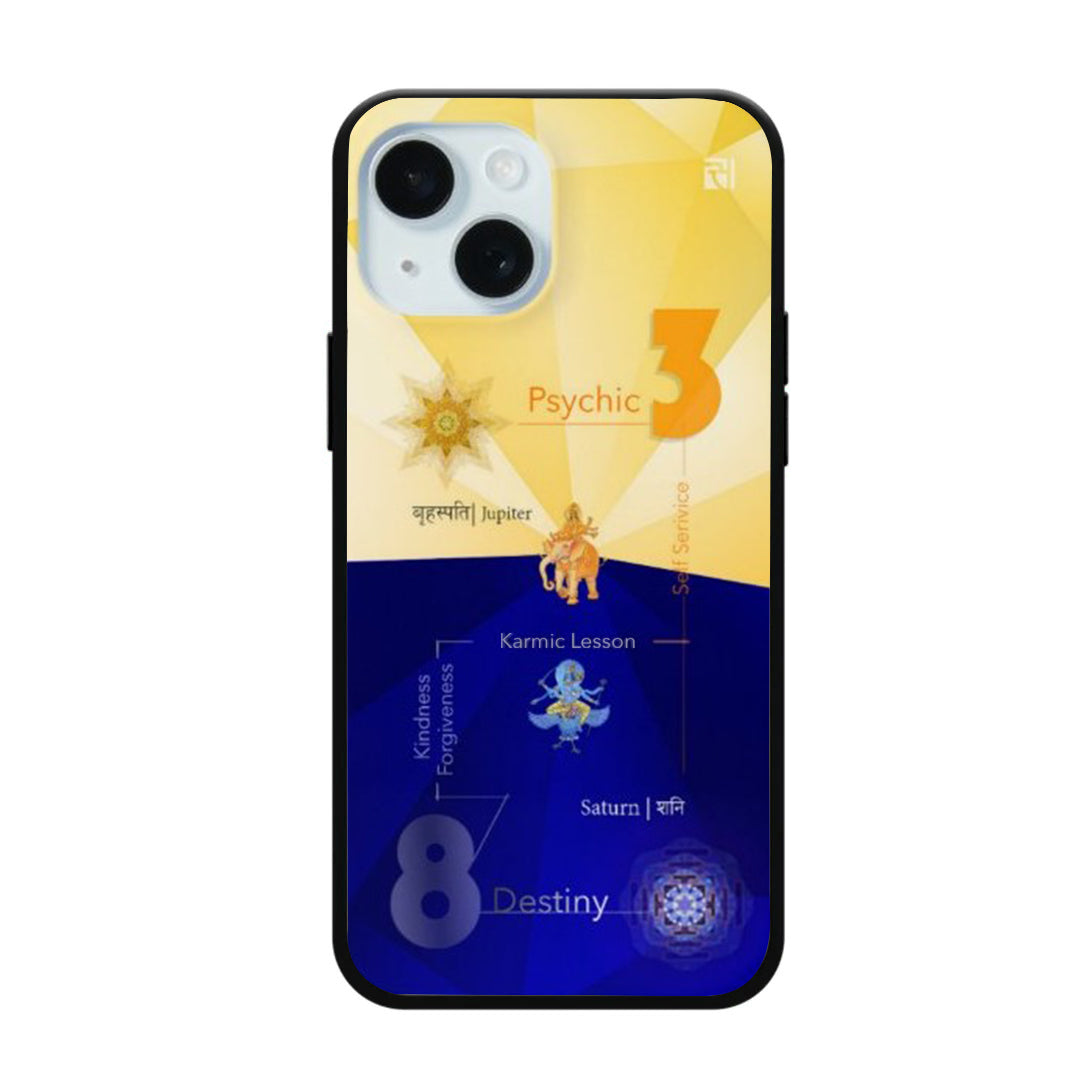 Psychic Number 3 Destiny Number 8 – Mobile Cover