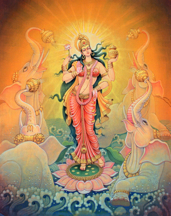 Lakshmi - High Quality Print of Artwork by Pieter Weltevrede