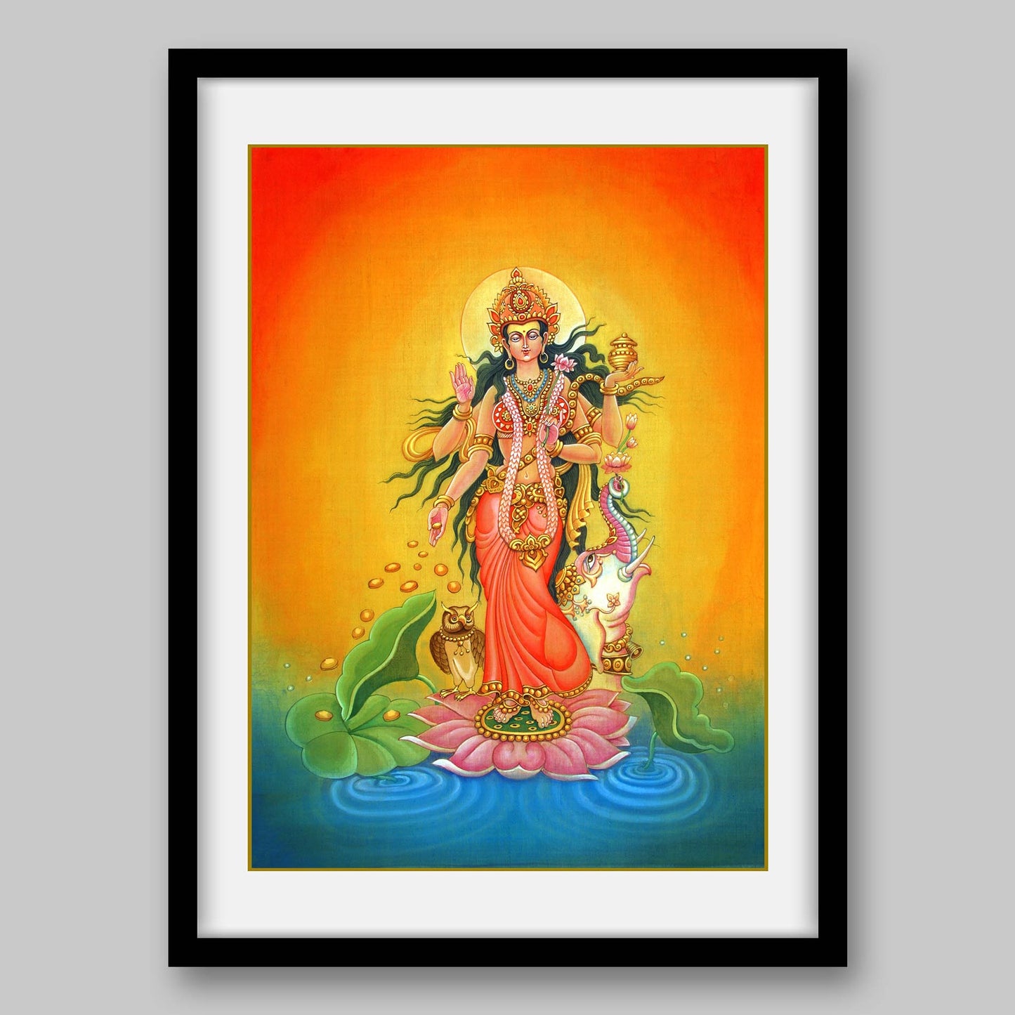 Lakshmi - High Quality Print of Artwork by Pieter Weltevrede