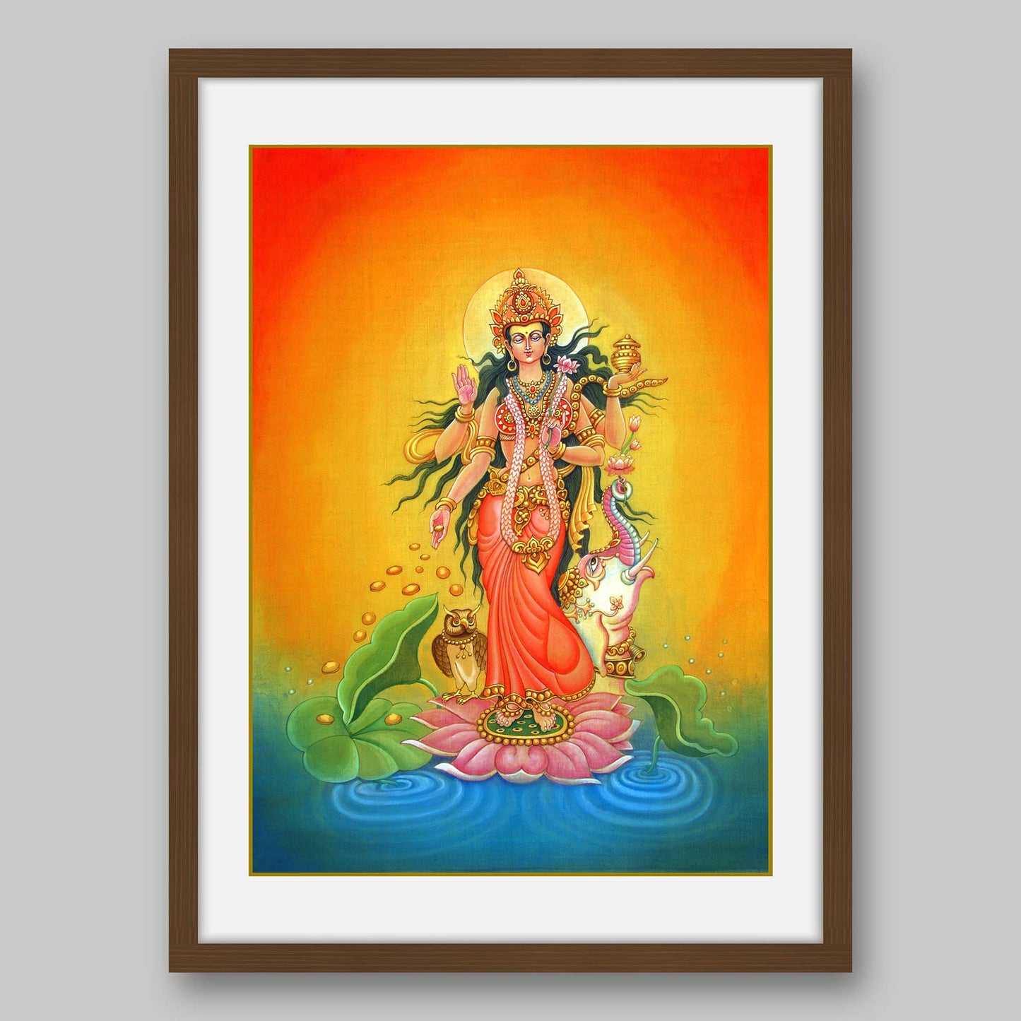 Lakshmi - High Quality Print of Artwork by Pieter Weltevrede