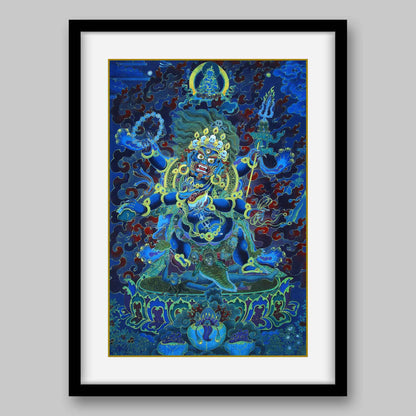 Mahakala – the Protector of Dharma- High Quality Print of Artwork by Pieter Weltevrede