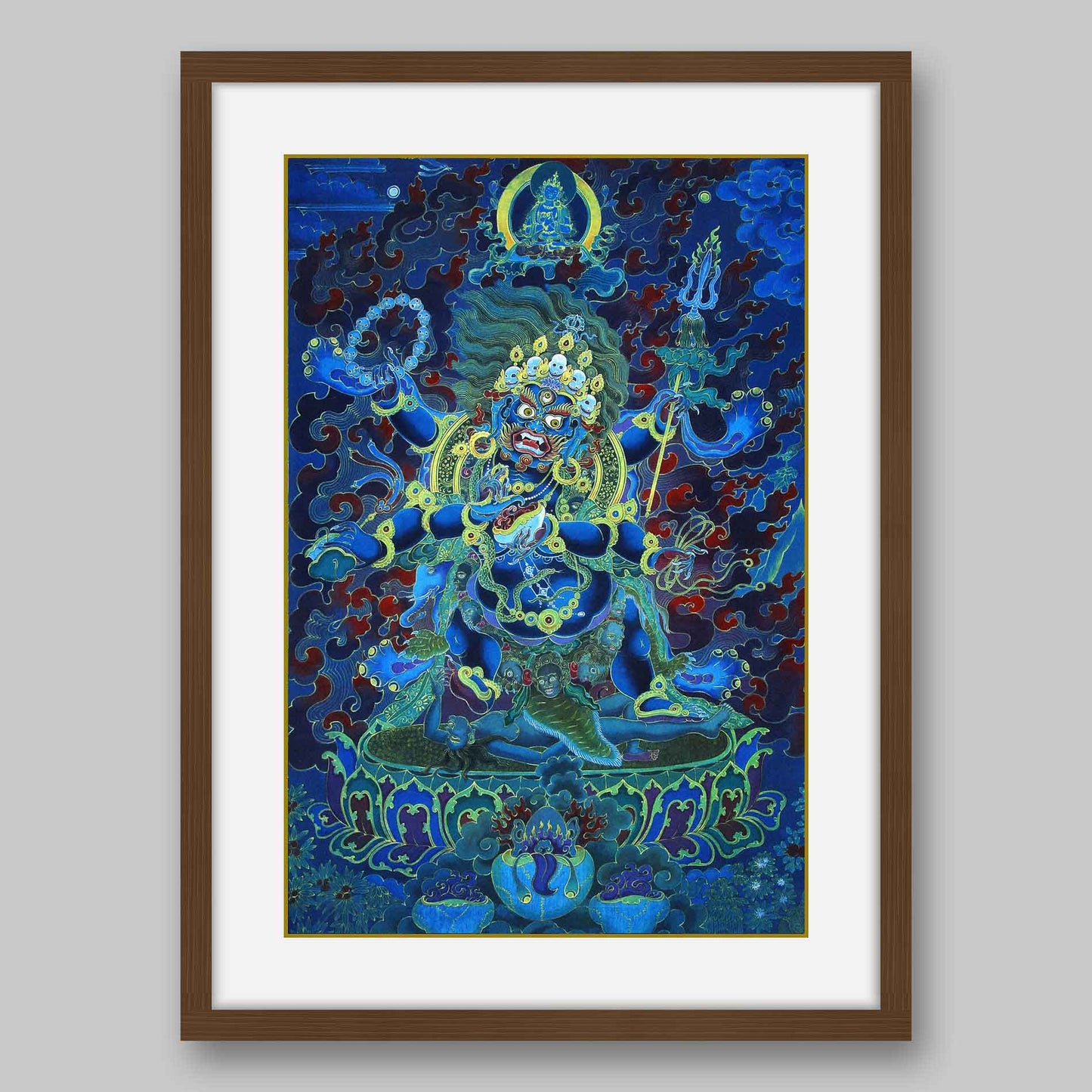 Mahakala – the Protector of Dharma- High Quality Print of Artwork by Pieter Weltevrede